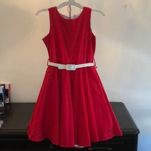 Worn 1x! Red Belted Dress